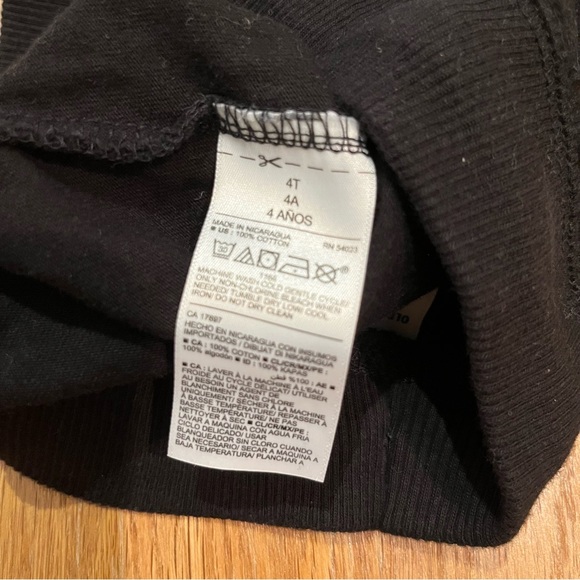 [3 for $15] OLD NAVY Black Cotton Shorts (4T) - Picture 4 of 4